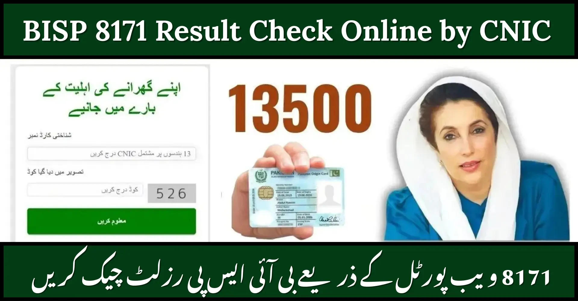BISP 8171 Result Check Online by CNIC