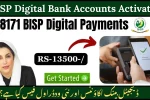 BISP Digital Bank Accounts Activated